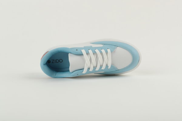 Klassisk Sneaker - Turkisblå/Hvid - Image 5